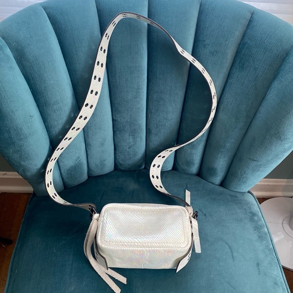 Aimee Kestenberg Cooper Hologram Snake Embossed Leather Crossbody Bag - Picture 3 of 14